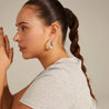 Pilgrim Jewellery Jewellery silver plated Pilgrim Flow Recycled Large Hoops Silver Plated | Dalston clothing