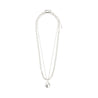 Pilgrim Jewellery Jewellery silver plated Pilgrim Sparkle 2-In-1 Necklace Silver Plated | Dalston clothing