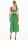 POL dress Pol Clothing Nova Smocked Dress Green | Dalston clothing