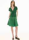 POL dress Pol Clothing Orlo Wrap Dress Green | Dalston clothing