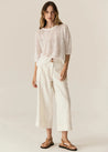 POL pant Pol Clothing Carsen Crop Pant Ecru