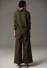 POL pant POL Clothing  Lauren Wide Leg Jean Khaki | Dalston clothing