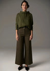 POL pant POL Clothing  Lauren Wide Leg Jean Khaki | Dalston clothing