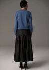 POL skirt POL Clothing Reece Skirt Denim Black Wash | Dalston clothing