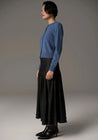 POL skirt POL Clothing Reece Skirt Denim Black Wash | Dalston clothing