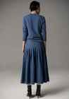 POL skirt POL Clothing Reece Skirt Denim Blue Wash | Dalston clothing