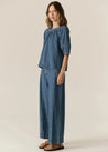 POL top Pol Clothing Carsen Top Light Wash | Dalston clothing