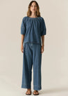 POL top Pol Clothing Carsen Top Light Wash | Dalston clothing