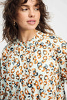 Pom dress Pom Amsterdam Poplin Leopard Lush Dress | Dalston clothing
