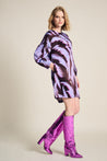 Pom dress Pom Amsterdam Satin Feathers Dress | Dalston clothing