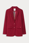 Pom Jacket POM Amsterdam Burgundy Red Blazer | Dalston clothing