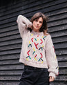 Pom Knitwear POM Amsterdam Cable Pink Pullover