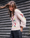 Pom Knitwear POM Amsterdam Cable Pink Pullover
