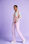 Pom pant Pom Amsterdam Kate Flare Orchid Lilac Jeans