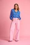 Pom pant Pom Amsterdam Wide Leg Lilac Pink Jeans | Dalston clothing