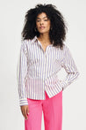 Pom shirt POM Amsterdam Striped Poplin Shirt | Dalston clothing