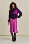 Pom skirt Pom Amsterdam Satin Cactus Pink Skirt | Dalston clothing