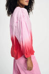 Pom top POM Amsterdam Faded Summer Scarlet Red Blouse | Dalston clothing