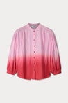 Pom top POM Amsterdam Faded Summer Scarlet Red Blouse | Dalston clothing