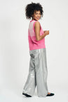 Pom top Pom Amsterdam Spencer Vest Gradient Raspberry | Dalston clothing