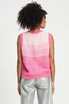 Pom top Pom Amsterdam Spencer Vest Gradient Raspberry | Dalston clothing