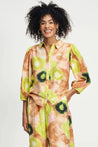 Pom tops POM Amsterdam Summer Bliss Lime Blouse | Dalston clothing