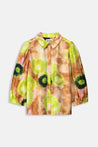 Pom tops POM Amsterdam Summer Bliss Lime Blouse | Dalston clothing