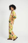 Pom tops POM Amsterdam Summer Bliss Lime Blouse | Dalston clothing