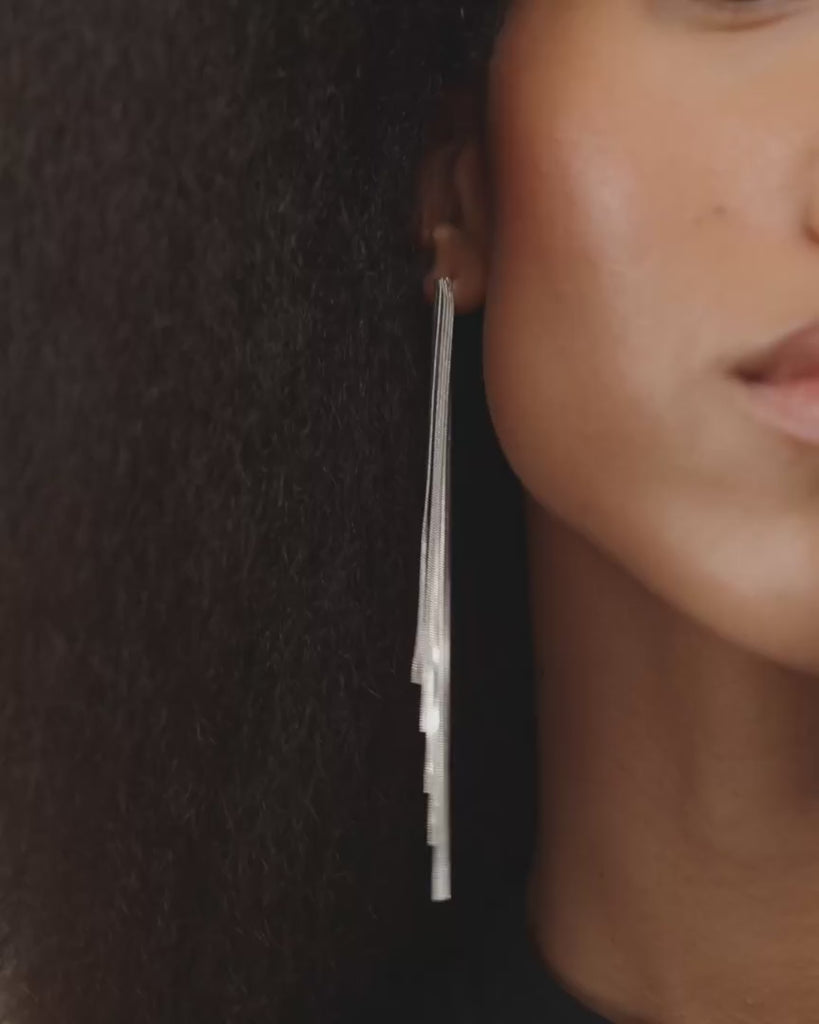 Pilgrim Jewellery Jewellery silver Pilgrim Olanor Earrings Silver Plated | Dalston clothing