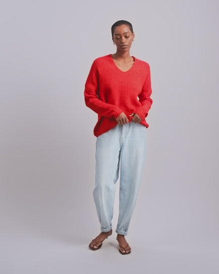 Mos Mosh top Mos Mosh Thora V Neck Knit | Dalston clothing