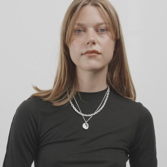 Pilgrim Jewellery Jewellery silver plated Pilgrim Sparkle 2-In-1 Necklace Silver Plated | Dalston clothing