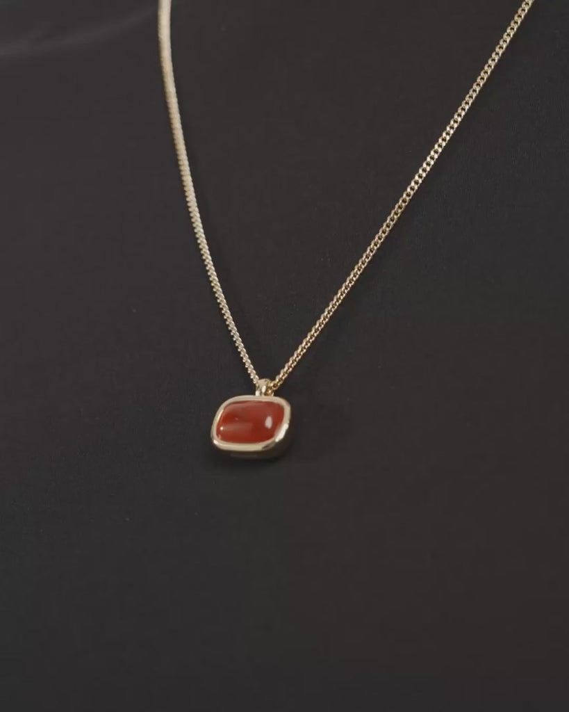Pilgrim Jewellery Jewellery gold Pilgrim Now Necklace Red/Gold Plated | Dalston clothing