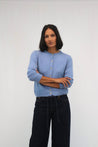 Tatano Knitwear Tatāno Noli Cardi Chambray | Dalston clothing