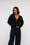 Tatano Knitwear Tatāno Phoebe Cardi Black