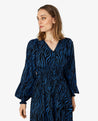 Unmade Copenhagen dress Unmade Copenhagen Hali Dress Print Blue/Black