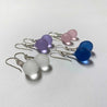 Wearing Glass Jewellery Wearing Glass Sea Drops Twilight Blue | Dalston clothing