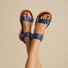 Woden shoes Woden Line Sandal Old Denim