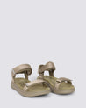Woden shoes Woden Line Sandal Silver Mink | Dalston clothing