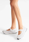 Woden shoes Woden Mary Mesh Blanc