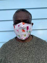 Dalston Face Mask summer pansy Mens face Mask Summer Pansy