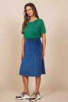 Dalston General Dalston Sara Skirt Blue Cord