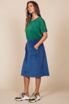 Dalston General Dalston Sara Skirt Blue Cord