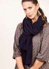 Dalston Saskia Lacey Scarf Navy | Dalston clothing