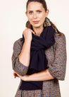 Dalston Saskia Lacey Scarf Navy | Dalston clothing