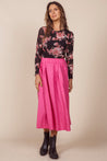 Dalston skirt Dalston Sapphire Skirt Pink Linen