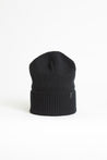 Dinadi Hat black Dinadi Merino Handknit Cuffed Hat Black