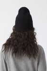 Dinadi Hat black Dinadi Merino Handknit  Rib Hat | Dalston clothing