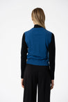 Dinadi Knitwear Dinadi Merino Buttoned Vest Ocean  | Dalston clothing