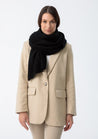 Dinadi Scarf black Dinadi Merino Garter | Dalston clothingScarf Black 