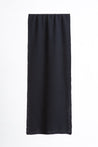 Dinadi Scarf black Dinadi Merino Garter Scarf Black | Dalston clothing